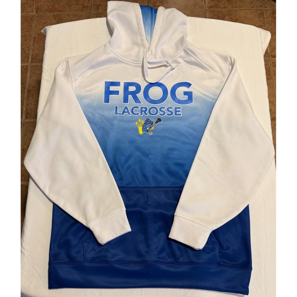 Frog Lacrosse Badger Sports Hoodie - Size M - Great Condition! - 100% Polyester